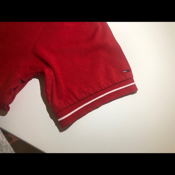 Tommy Jeans Red Polo shirt - Picture 2 of 3